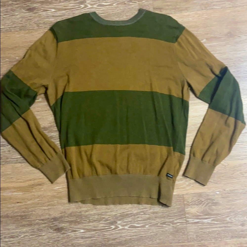 RVCA Sweater Men’s brown green supreme palace